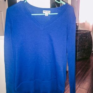 sapphire blue sweater
